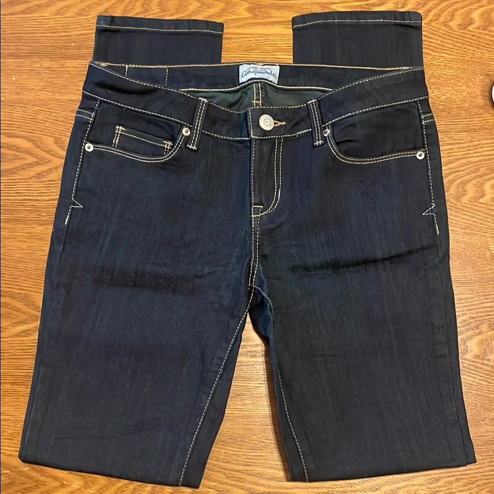 Aeropostale Ashley Ultra Skinny Dark Blue Jeans (size 9/10) NWOT